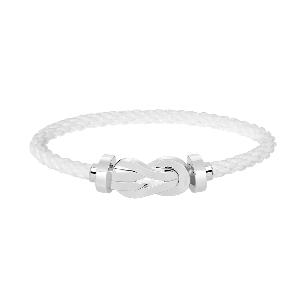 ¡®lume Jewelry¡¯CHANCE LARGE 8 FIGURE BUCKLE NO DIAMOND BRACELET SILVER