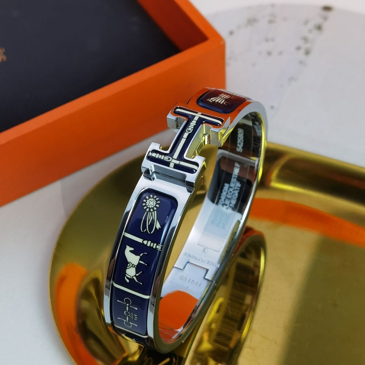 ¡®lume Jewelry¡¯H COUVERTURES DARK BLUE BRACELET