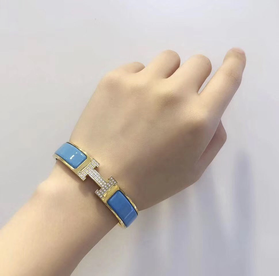 ¡®lume Jewelry¡¯H CLOUD BLUE BRACELET GOLD DIAMOND