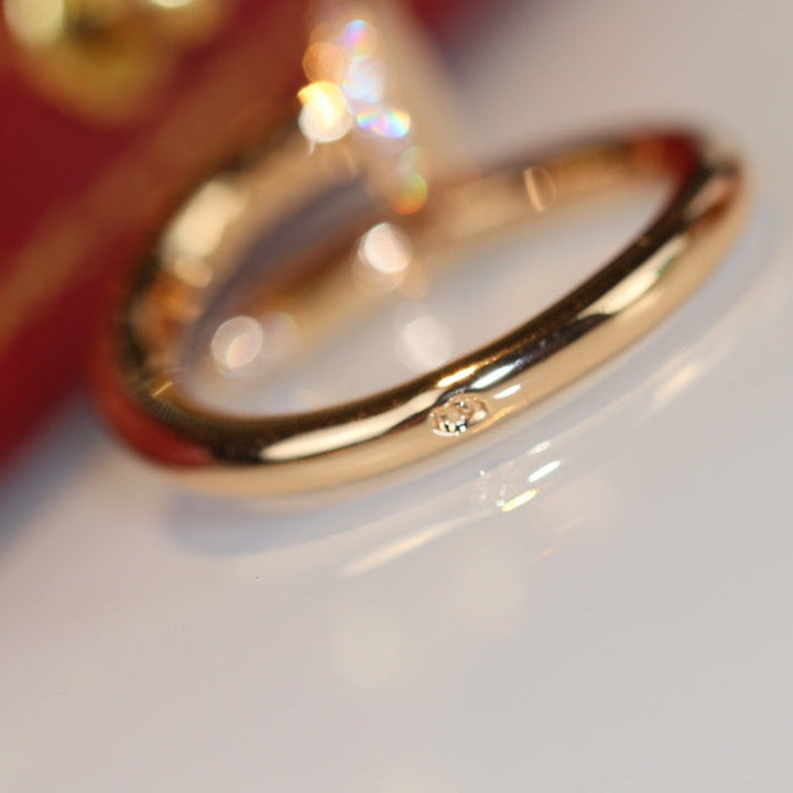 ¡®lume Jewelry¡¯JUSTE RING 2.65MM GOLD DIAMOND