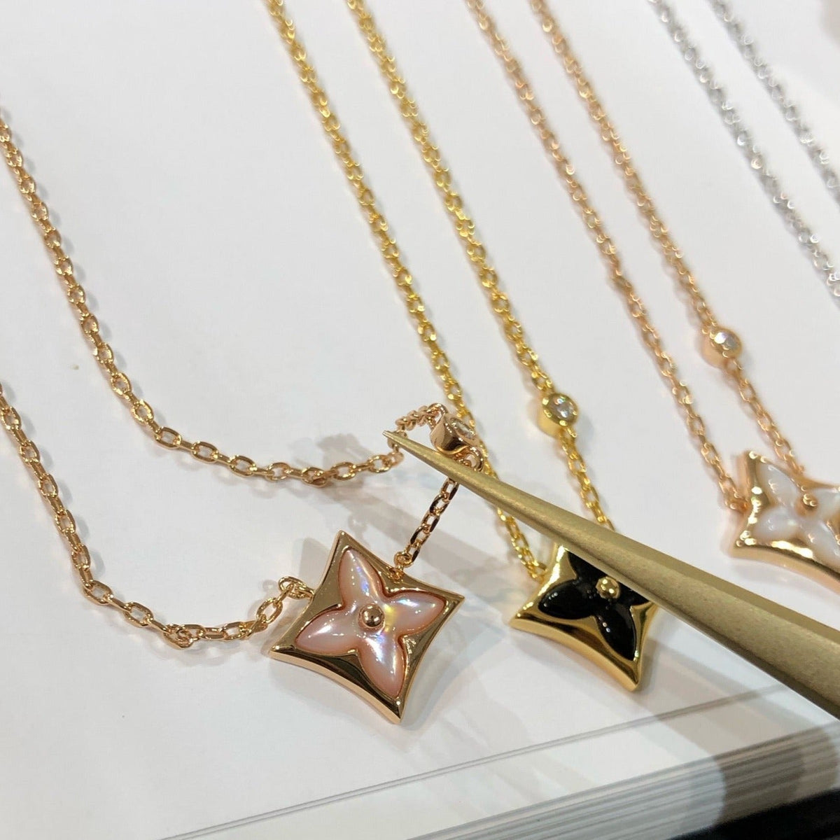 ¡®lume Jewelry¡¯STAR BLACK MOP NECKLACE