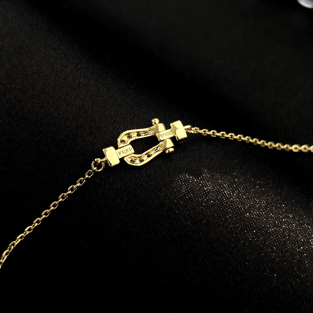 ¡®lume Jewelry¡¯FORCE 10 FULL DIAMOND BUCKLE CHAIN LINK MINI MODEL