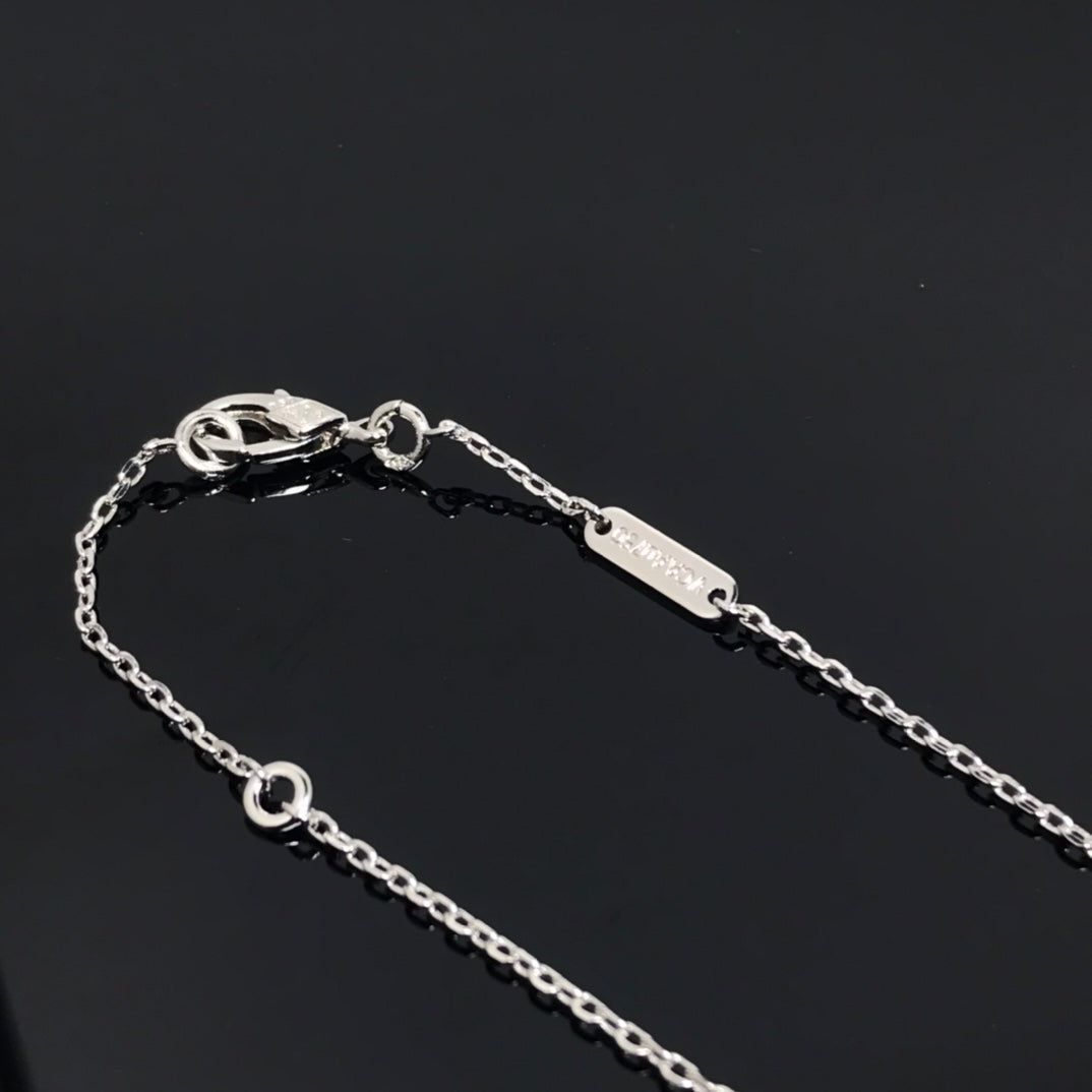 ¡®lume Jewelry¡¯CLOVER PIETERSITE SILVER LONG NECKLACE
