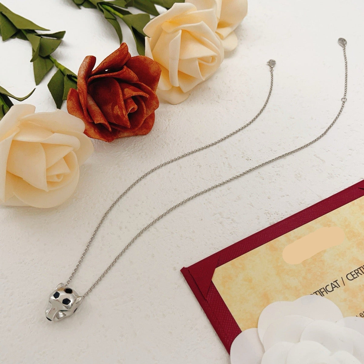 ¡®lume Jewelry¡¯Panthère de Cartier Solid Panther‑Head Necklace,