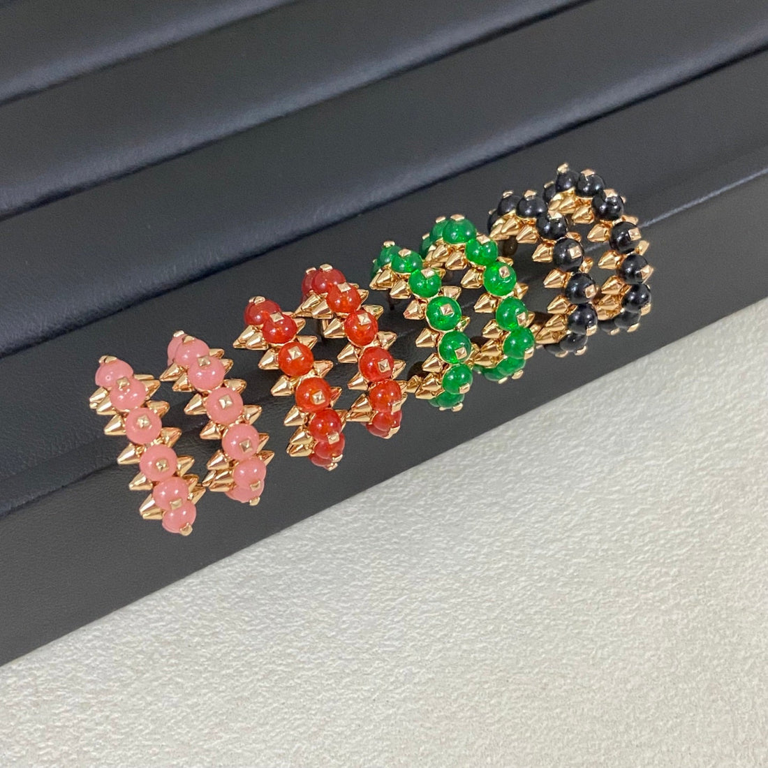 ¡®lume Jewelry¡¯Color Gemstone Stud Earrings