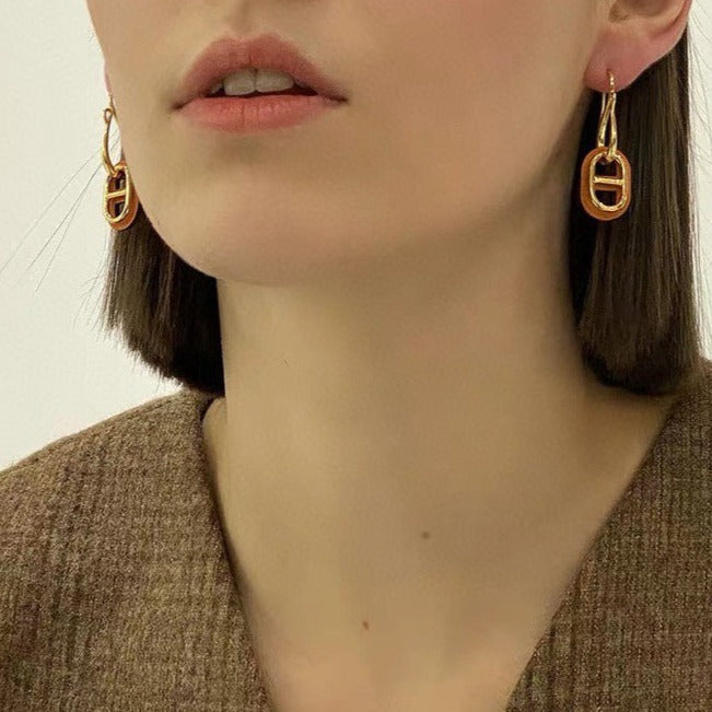 ¡®lume Jewelry¡¯HM O'MAILLON GOLD EARRINGS