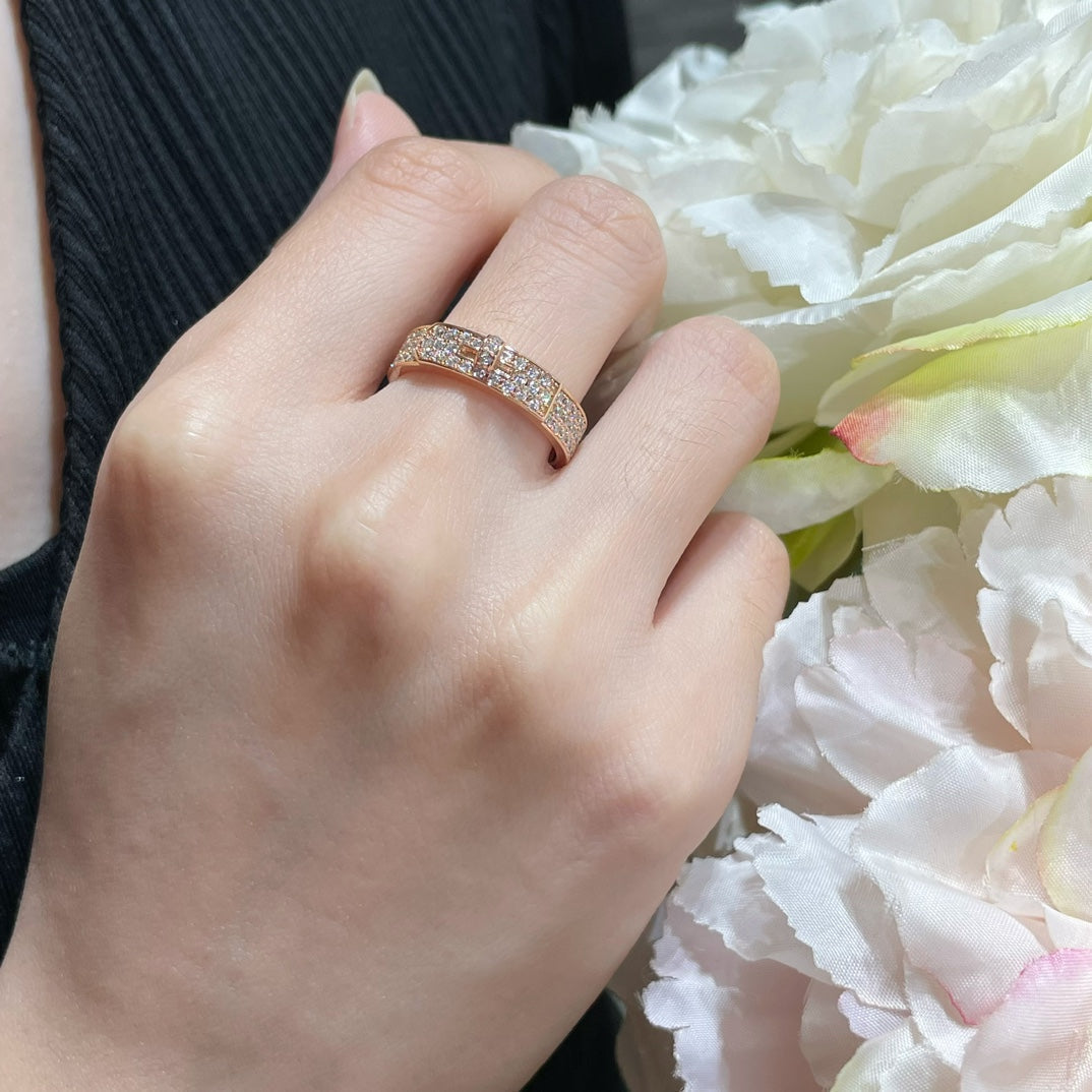¡®lume Jewelry¡¯KELLY PINK GOLD DIAMOND RING
