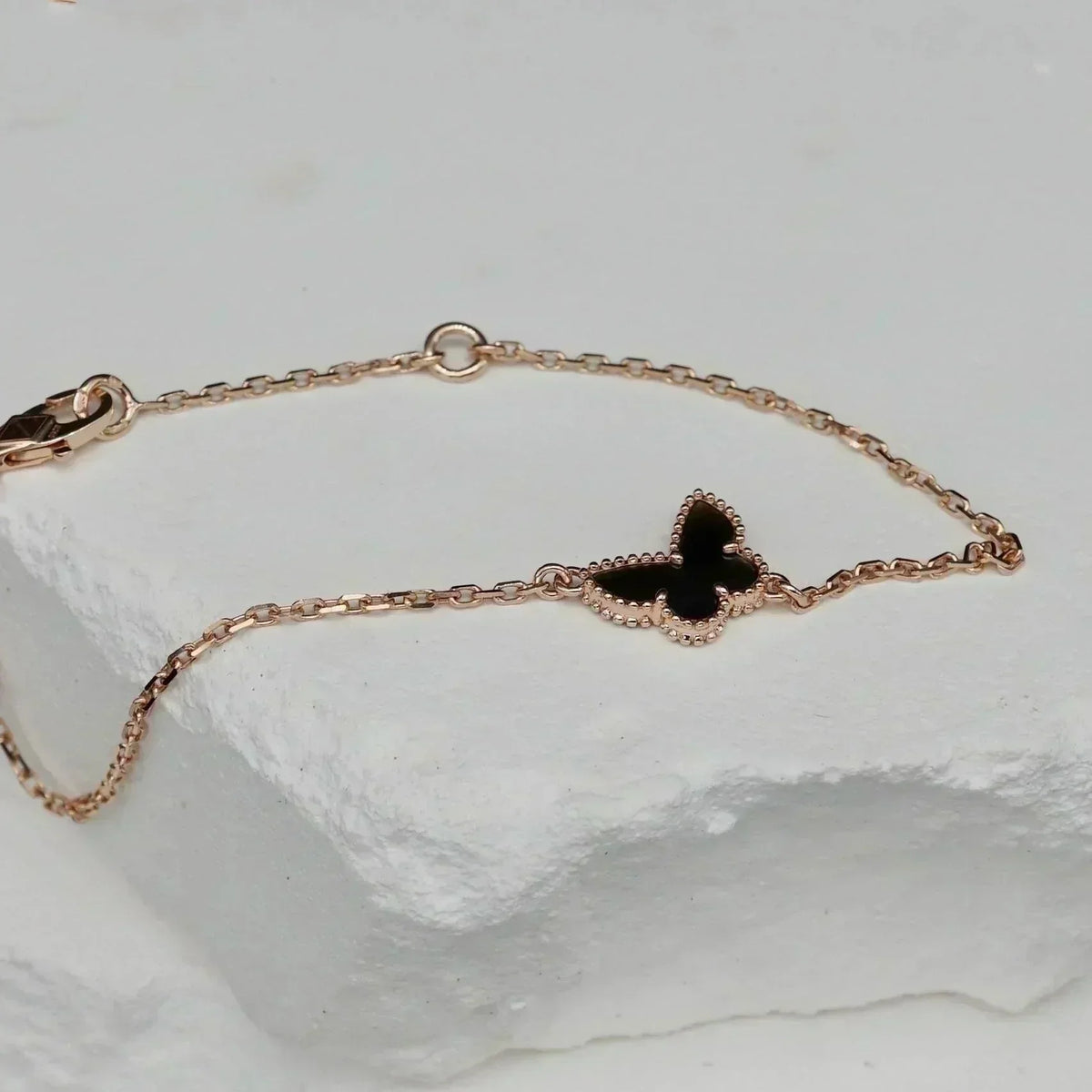 ¡®lume Jewelry¡¯BUTTERFLY ONYX BUTTERFLY BRACELET