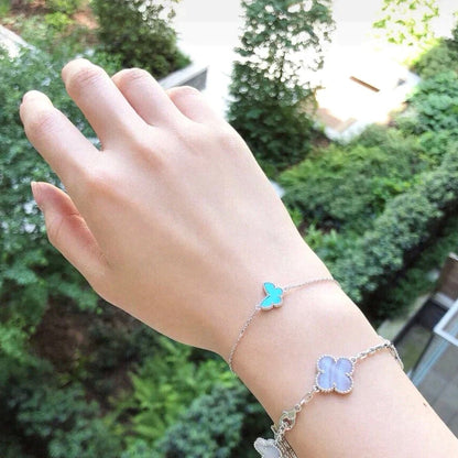 ¡®lume Jewelry¡¯BUTTERFLY TURQUOISE BUTTERFLY BRACELET SILVER