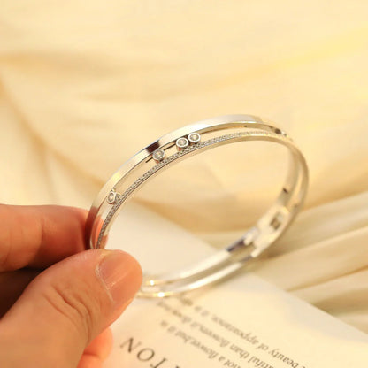 [lume Jewelry]Move Romane Diamond Bangle Bracelet