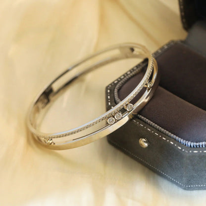 [lume Jewelry]Move Romane Diamond Bangle Bracelet