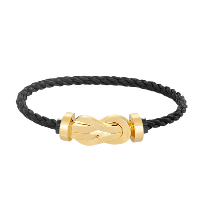 ¡®lume Jewelry¡¯CHANCE LARGE 8 FIGURE BUCKLE NO DIAMOND BRACELET GOLD