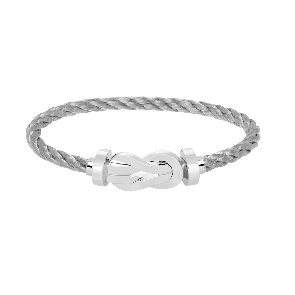 ¡®lume Jewelry¡¯CHANCE LARGE 8 FIGURE BUCKLE NO DIAMOND BRACELET SILVER