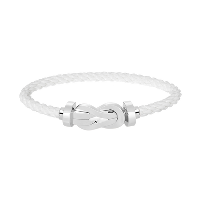 ¡®lume Jewelry¡¯CHANCE LARGE 8 FIGURE BUCKLE NO DIAMOND BRACELET SILVER