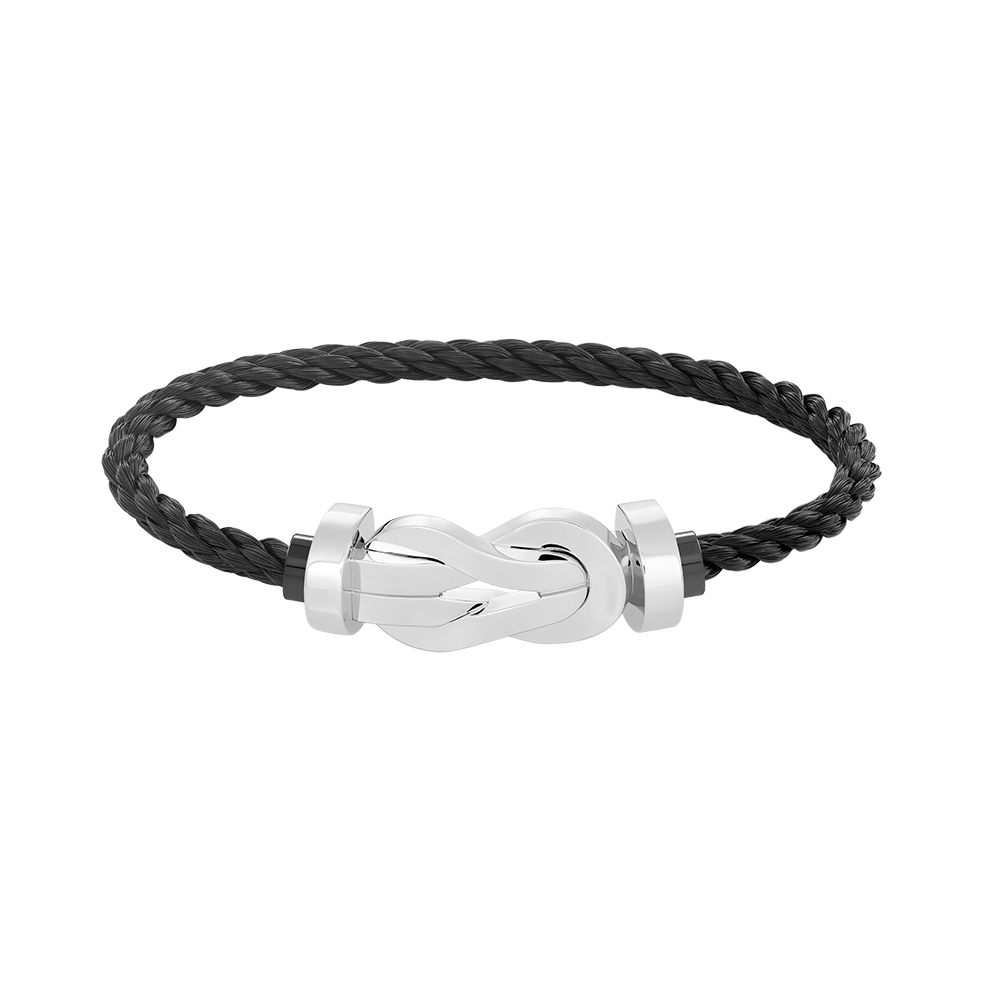 ¡®lume Jewelry¡¯CHANCE LARGE 8 FIGURE BUCKLE NO DIAMOND BRACELET SILVER