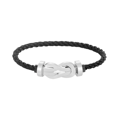 ¡®lume Jewelry¡¯CHANCE LARGE 8 FIGURE BUCKLE NO DIAMOND BRACELET SILVER