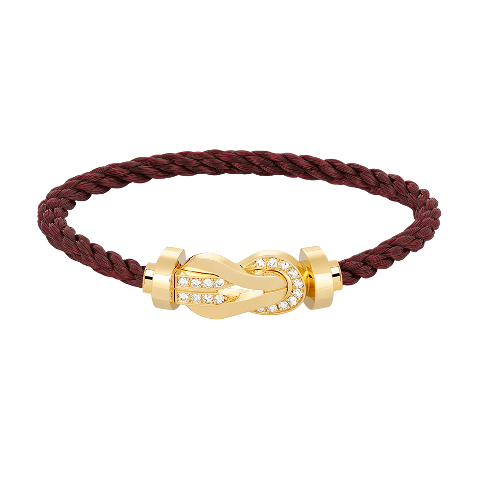 ¡®lume Jewelry¡¯CHANCE LARGE 8 FIGURE BUCKLE HALF DIAMOND BRACELET GOLD