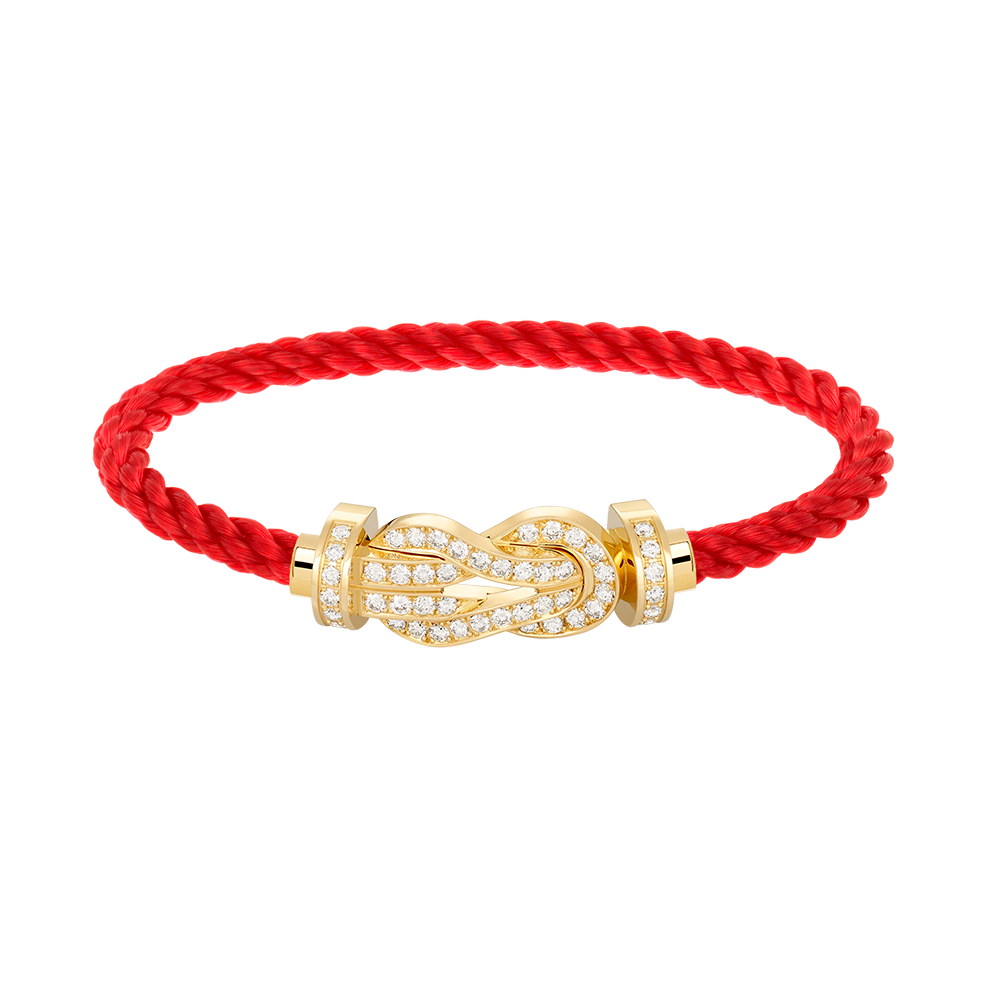 ¡®lume Jewelry¡¯CHANCE LARGE 8 FIGURE BUCKLE FULLDIAMOND BRACELET GOLD