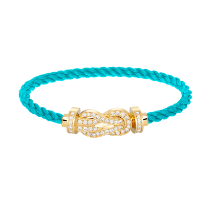 ¡®lume Jewelry¡¯CHANCE LARGE 8 FIGURE BUCKLE FULLDIAMOND BRACELET GOLD