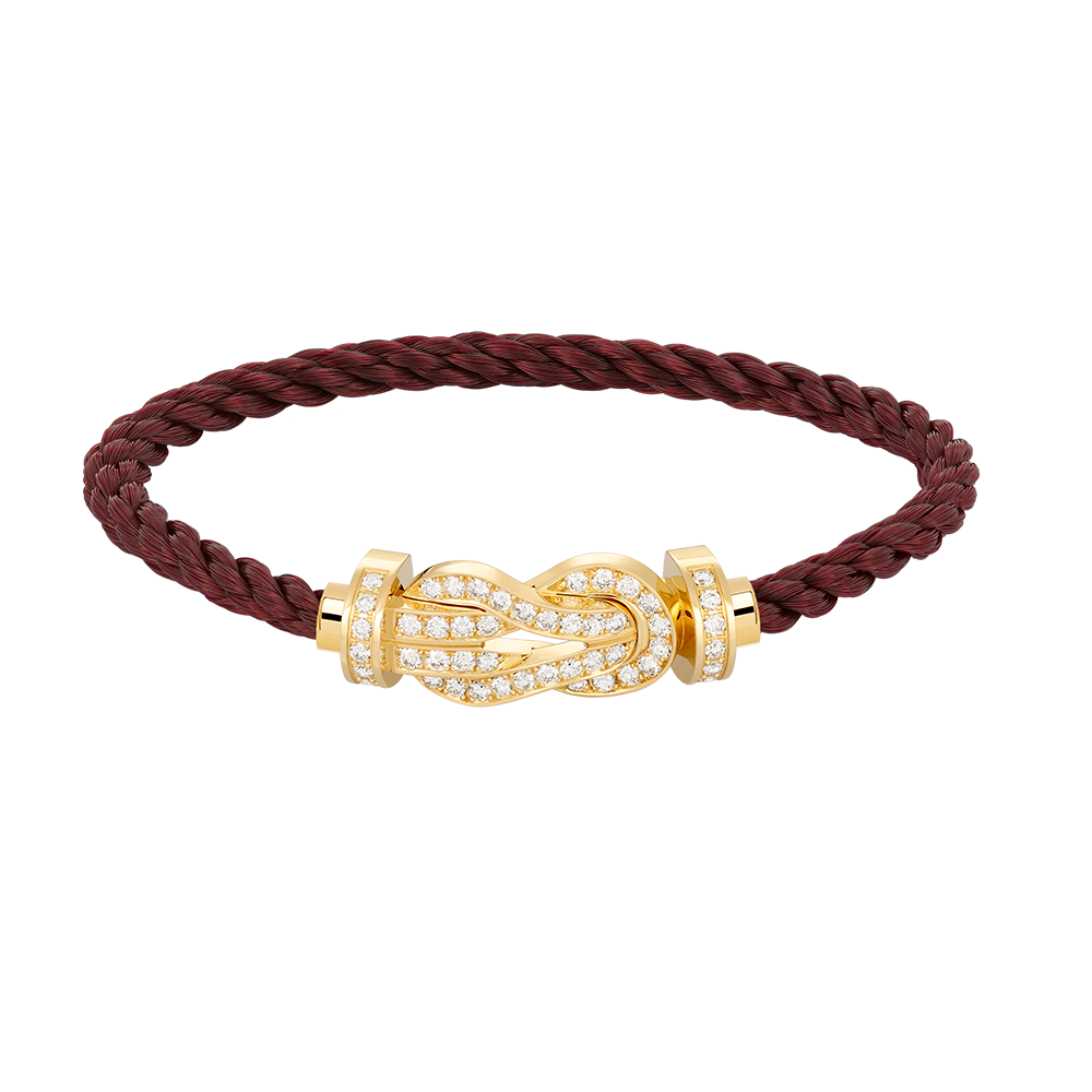 ¡®lume Jewelry¡¯CHANCE LARGE 8 FIGURE BUCKLE FULLDIAMOND BRACELET GOLD