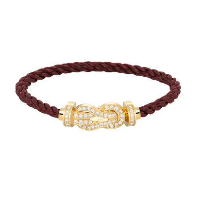 ¡®lume Jewelry¡¯CHANCE LARGE 8 FIGURE BUCKLE FULLDIAMOND BRACELET GOLD