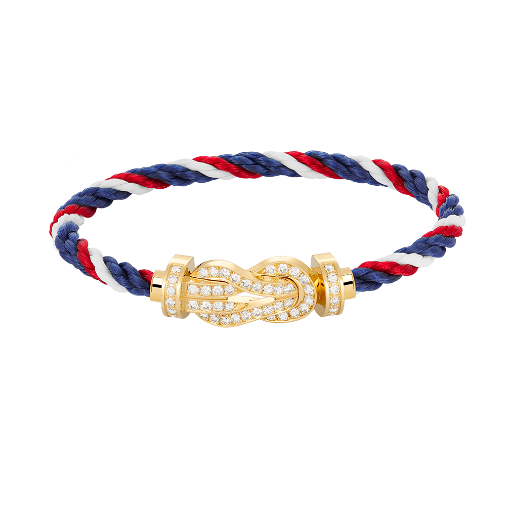 ¡®lume Jewelry¡¯CHANCE LARGE 8 FIGURE BUCKLE FULLDIAMOND BRACELET GOLD