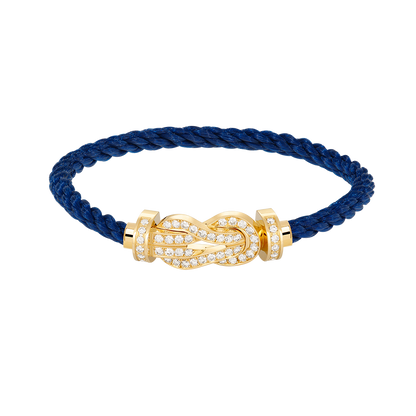 ¡®lume Jewelry¡¯CHANCE LARGE 8 FIGURE BUCKLE FULLDIAMOND BRACELET GOLD