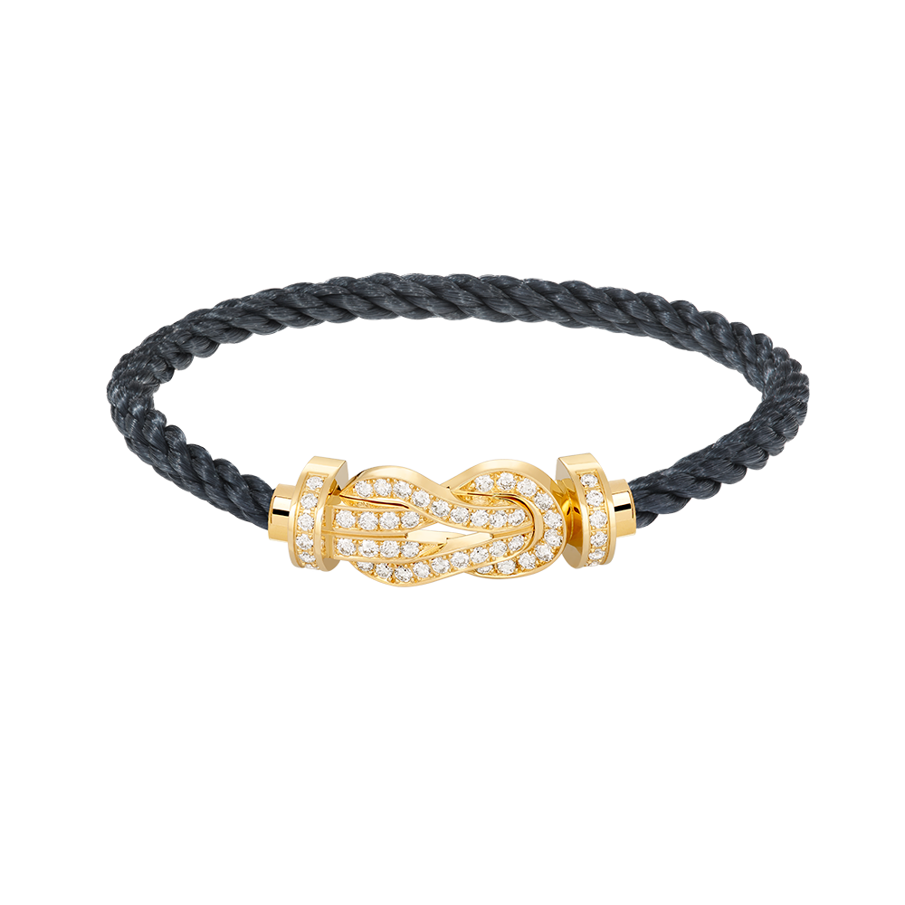 ¡®lume Jewelry¡¯CHANCE LARGE 8 FIGURE BUCKLE FULLDIAMOND BRACELET GOLD