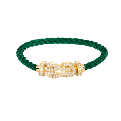 ¡®lume Jewelry¡¯CHANCE LARGE 8 FIGURE BUCKLE FULLDIAMOND BRACELET GOLD