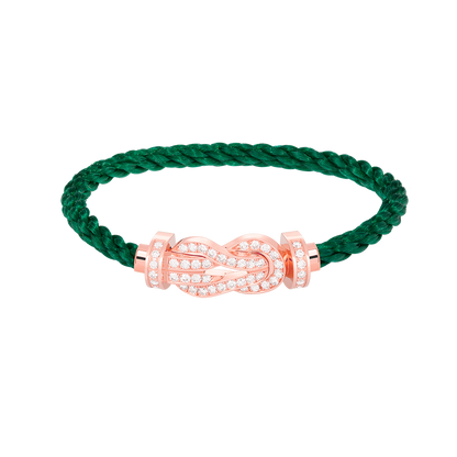 ¡®lume Jewelry¡¯CHANCE LARGE 8 FIGURE BUCKLE FULL DIAMOND BRACELET ROSE GOLD