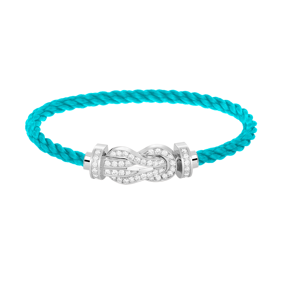 ¡®lume Jewelry¡¯CHANCE LARGE 8 FIGURE BUCKLE FULL DIAMOND BRACELET SILVER
