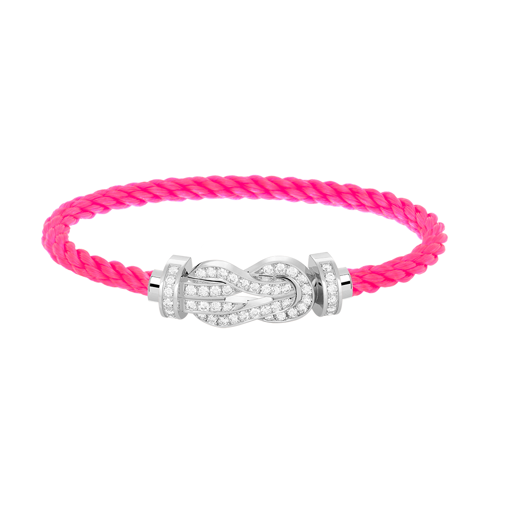 ¡®lume Jewelry¡¯CHANCE LARGE 8 FIGURE BUCKLE FULL DIAMOND BRACELET SILVER