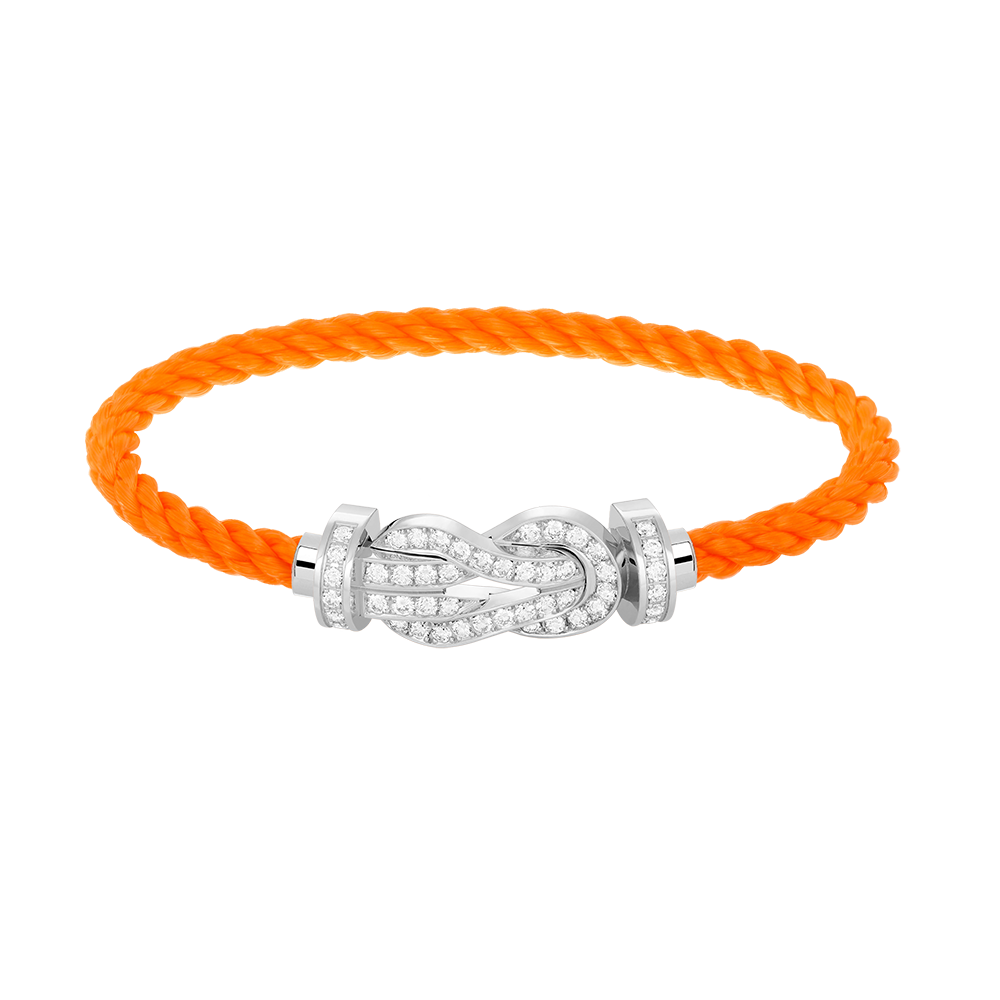 ¡®lume Jewelry¡¯CHANCE LARGE 8 FIGURE BUCKLE FULL DIAMOND BRACELET SILVER