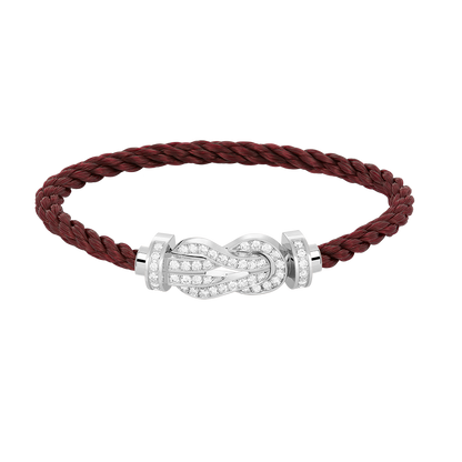 ¡®lume Jewelry¡¯CHANCE LARGE 8 FIGURE BUCKLE FULL DIAMOND BRACELET SILVER