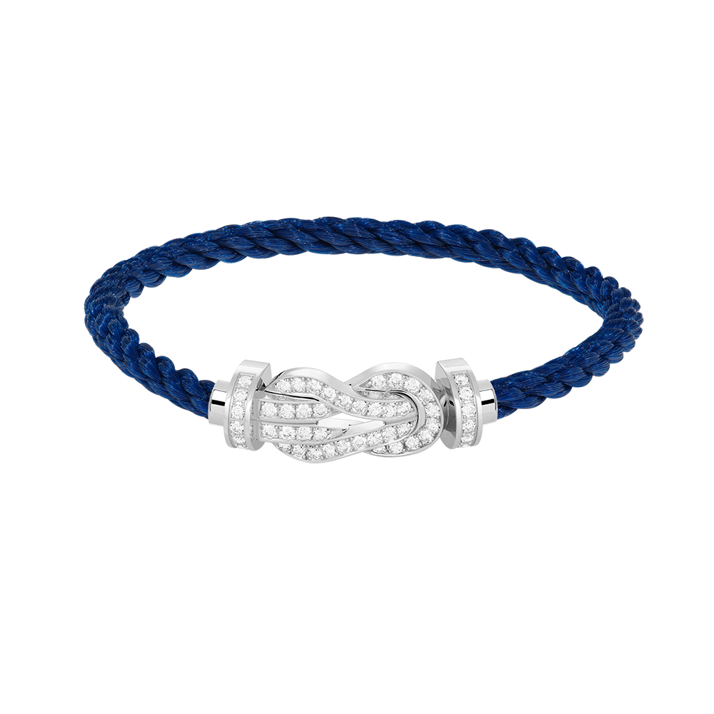 ¡®lume Jewelry¡¯CHANCE LARGE 8 FIGURE BUCKLE FULL DIAMOND BRACELET SILVER