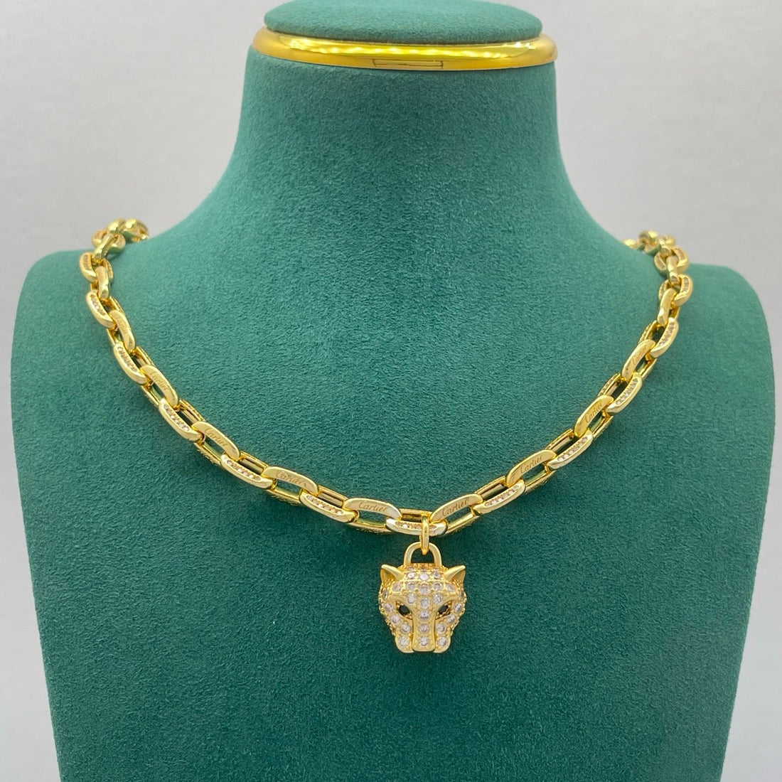 ¡®lume Jewelry¡¯Lion Head Link Chain Necklace