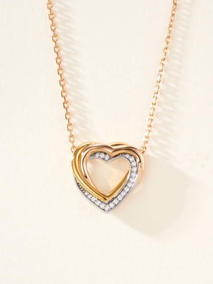 ¡®lume Jewelry¡¯Heart Ring Pendant Necklace
