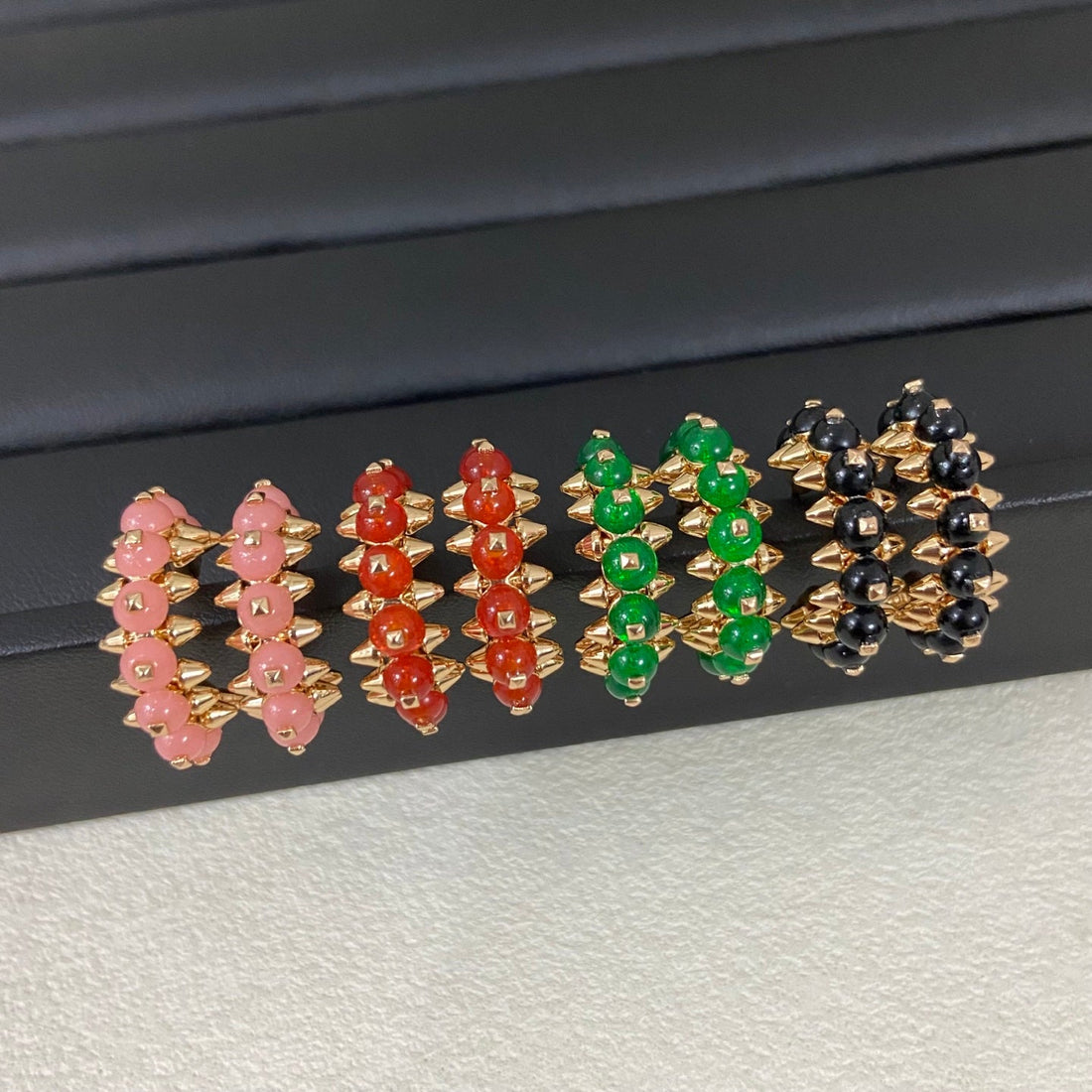 ¡®lume Jewelry¡¯Color Gemstone Stud Earrings