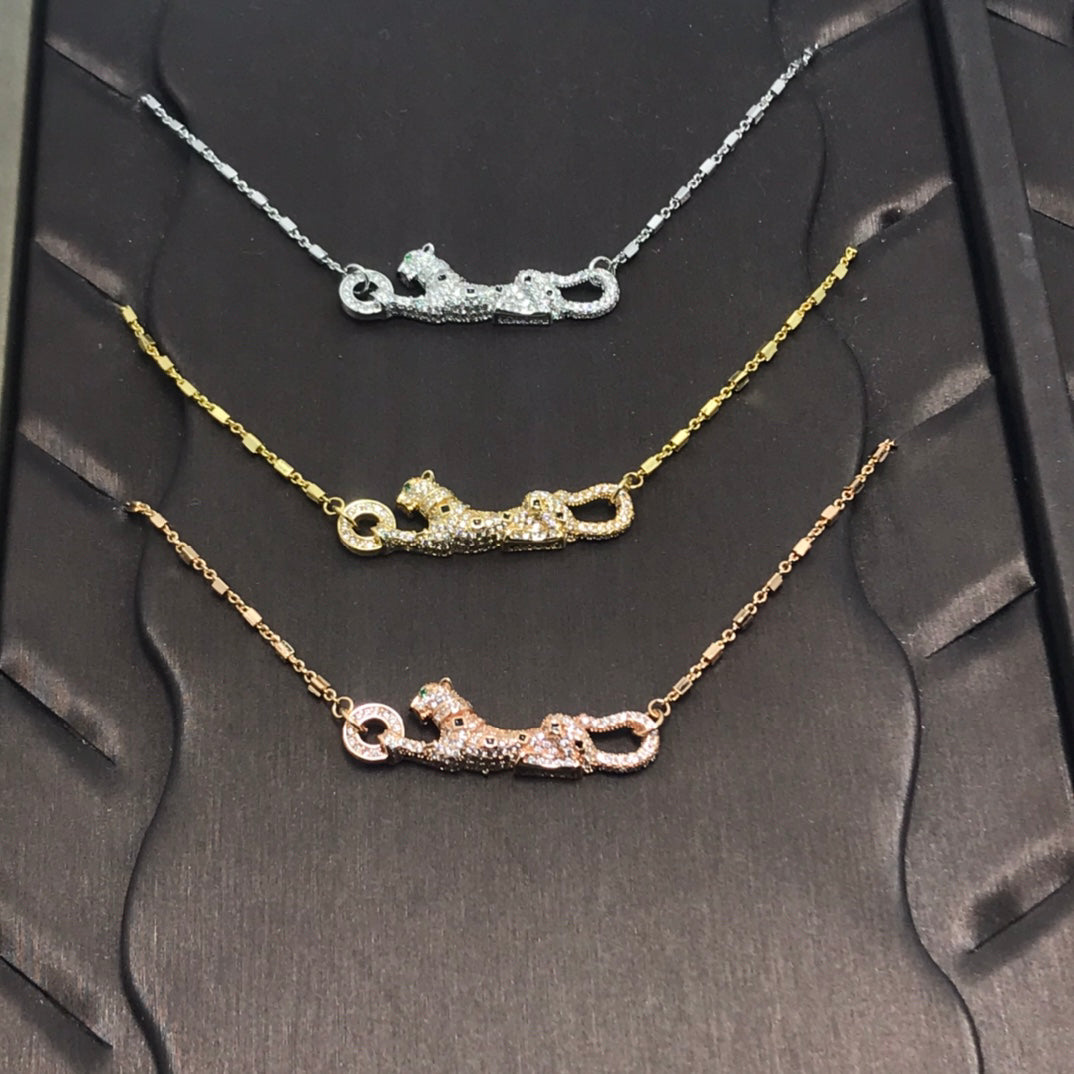 ¡®lume Jewelry¡¯Pave Panther Pendant Necklace
