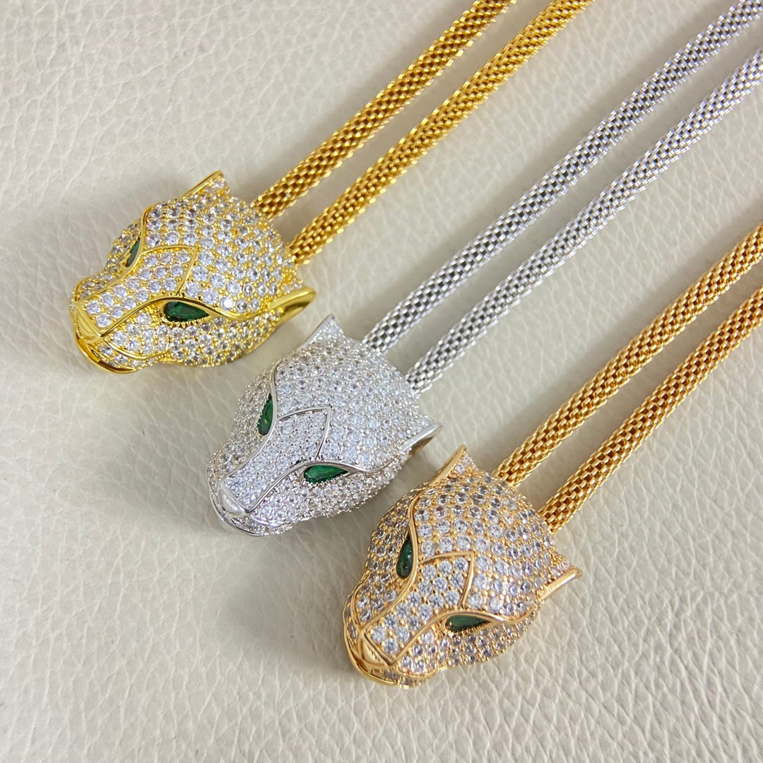 ¡®lume Jewelry¡¯Panther Head Layered Necklace