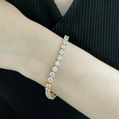 [lume Jewelry] TENNIS BRACELET WITH FULL DIAMOND SETTING