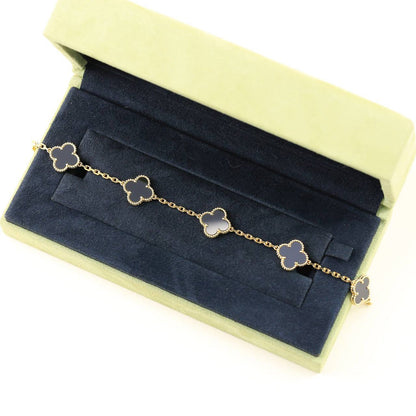[lume Jewelry]New CLOVER 5 MOTIF ONYXS BRACELET COLLECTION
