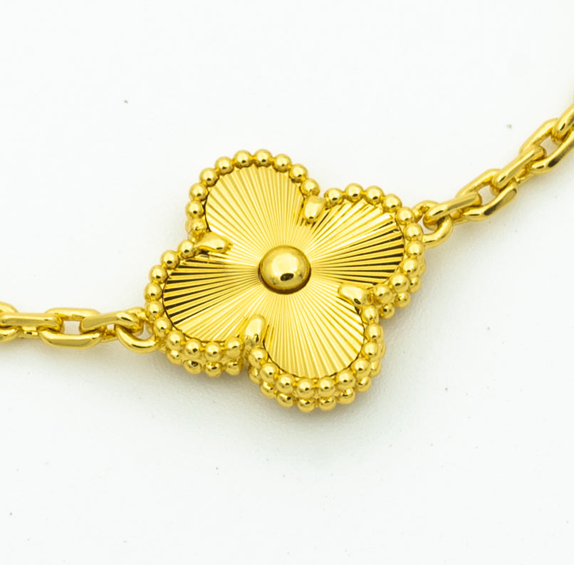 [lume Jewelry]New  CLOVER 5 MOTIF LASER BRACELET COLLECTION
