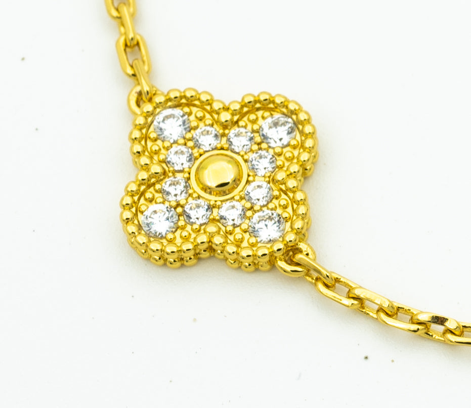 [lume Jewelry]New  CLOVER 5 MOTIF LASER BRACELET COLLECTION