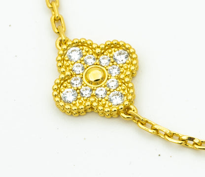 [lume Jewelry]New  CLOVER 5 MOTIF LASER BRACELET COLLECTION