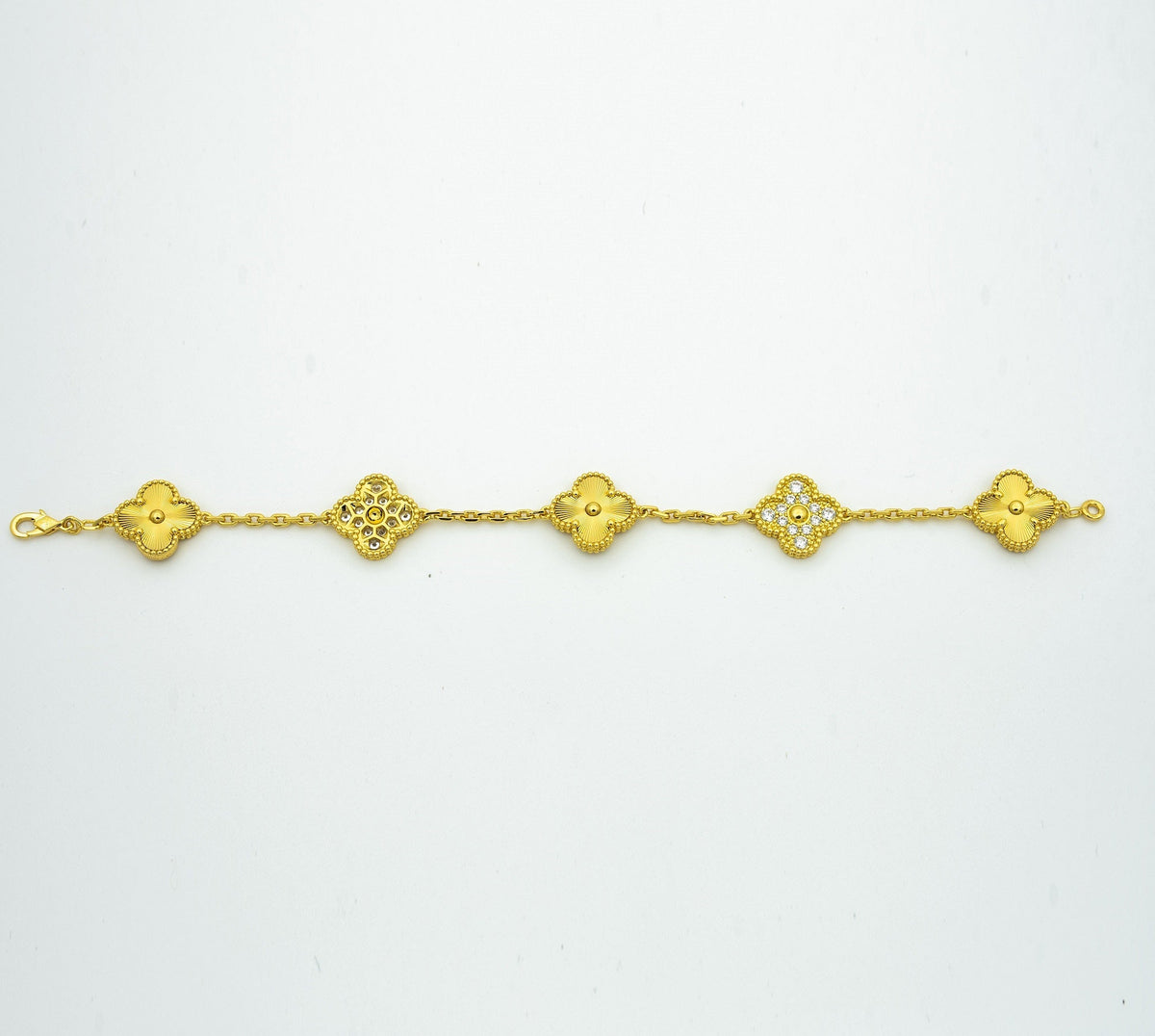 [lume Jewelry]New  CLOVER 5 MOTIF LASER BRACELET COLLECTION