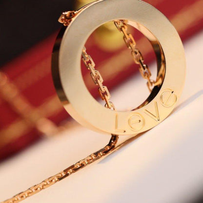 ¡®lume Jewelry¡¯LOVE NECKLACE ADJUSTABLE ROSE GOLD