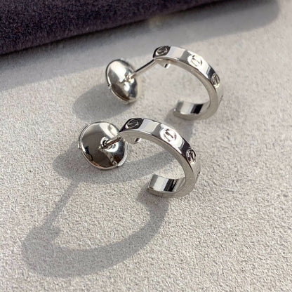 ¡®lume Jewelry¡¯LOVE EARRINGS 2.65MM SILVER