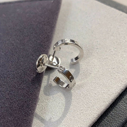 ¡®lume Jewelry¡¯LOVE EARRINGS 2.65MM SILVER