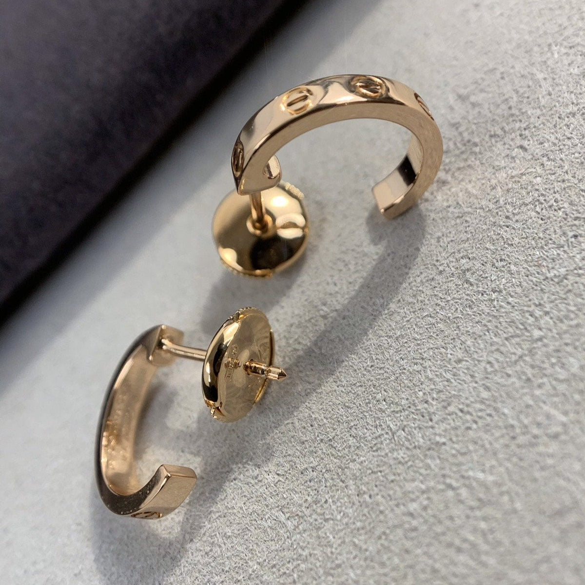 ¡®lume Jewelry¡¯LOVE EARRINGS 2.65MM PINK GOLD
